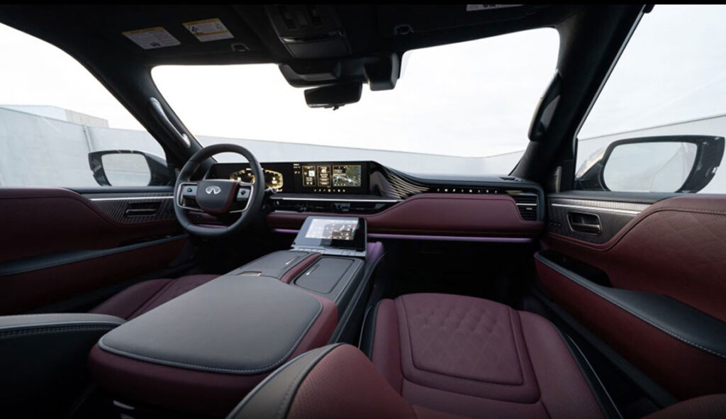 インフィニティQX80のインテリア