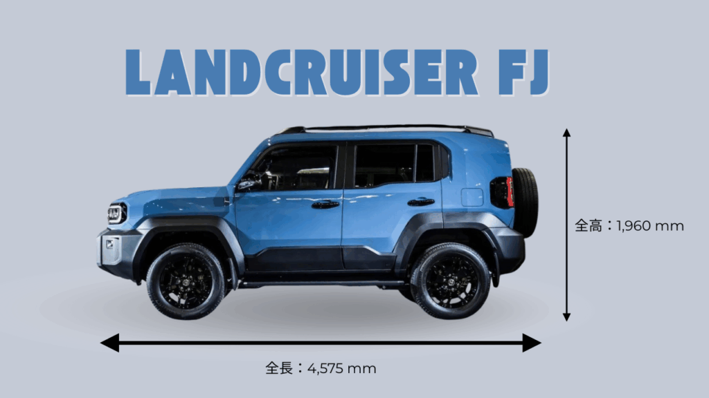 ランクルFJのサイズ感